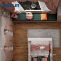 Gabinete de armario personalizado para niños rosados ​​para dormitorio